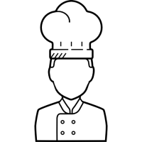 pictogramme d'un chef