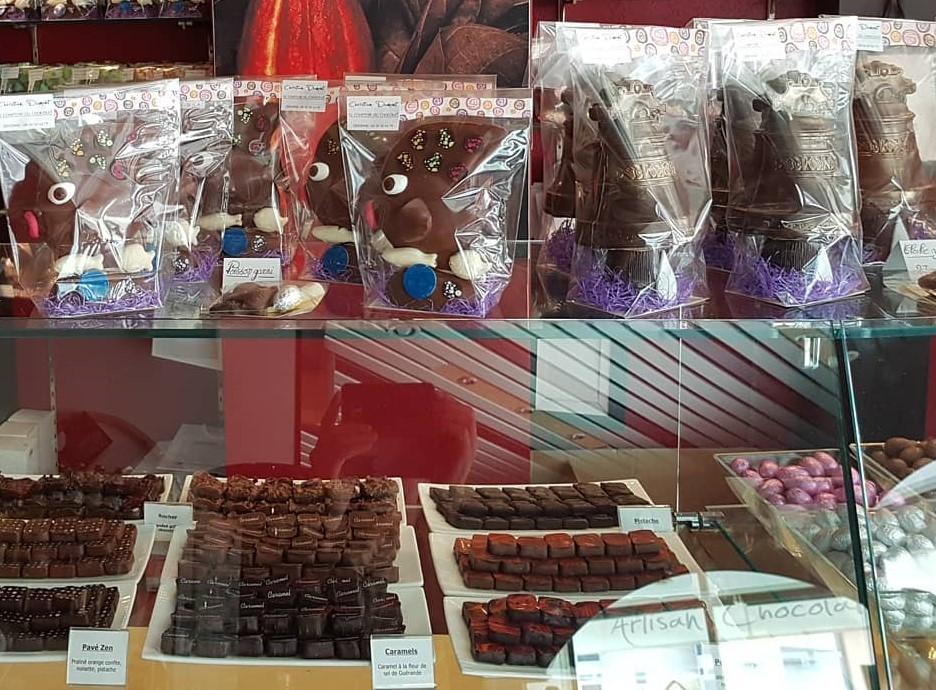 vitrine du Comptoir du Chocolat