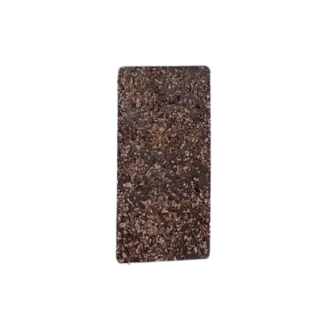 Tablette garnie (éclats de fèves de cacao)