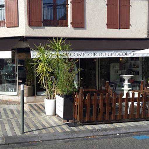 devanture de la boutique Le Comptoir du Chocolat